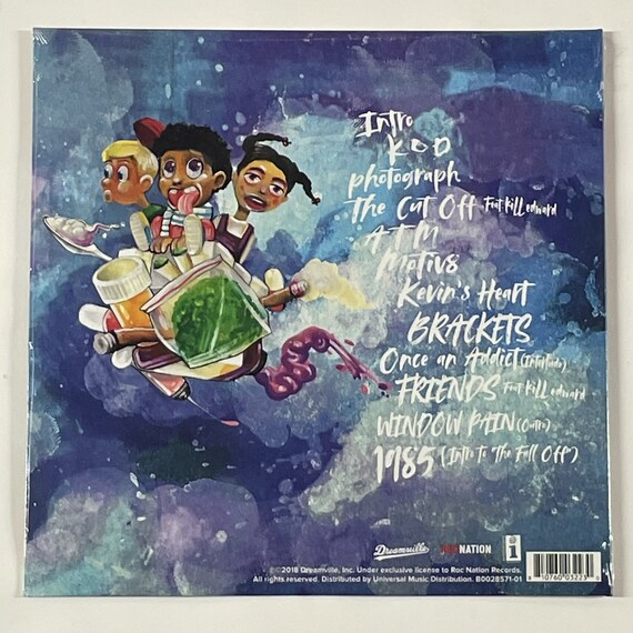 J. Cole KOD 1LP Vinyl Limited Black 12