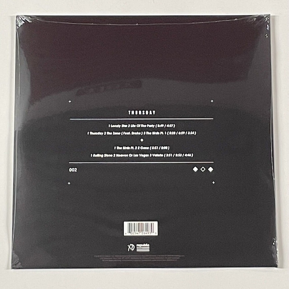 The Weeknd Thursday 2LP Vinyl Limited Black 12