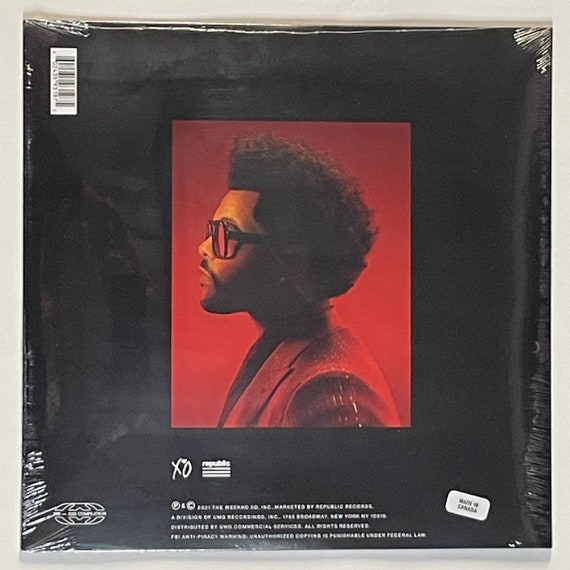 The Weeknd After Hours 2LP (Clear With Red Splatter Vinyl)