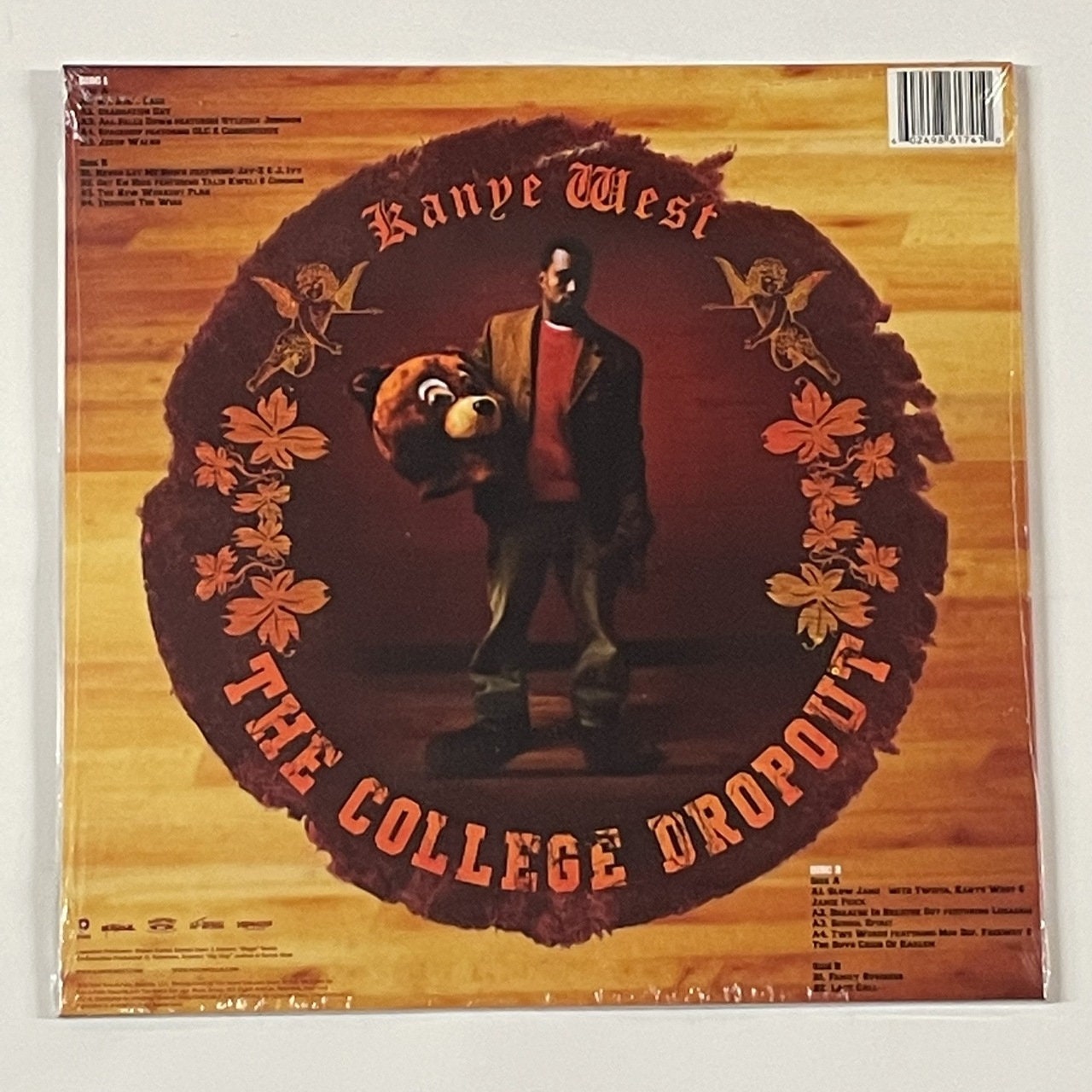 Kanye West the College Dropout 2LP Vinyl Limited Black 12