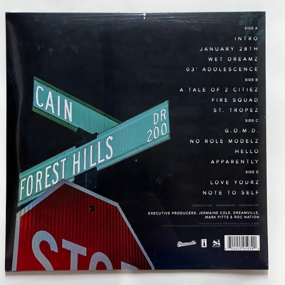 J. Cole 2014 Forest Hills Drive 2LP Vinyl Limited Black 12
