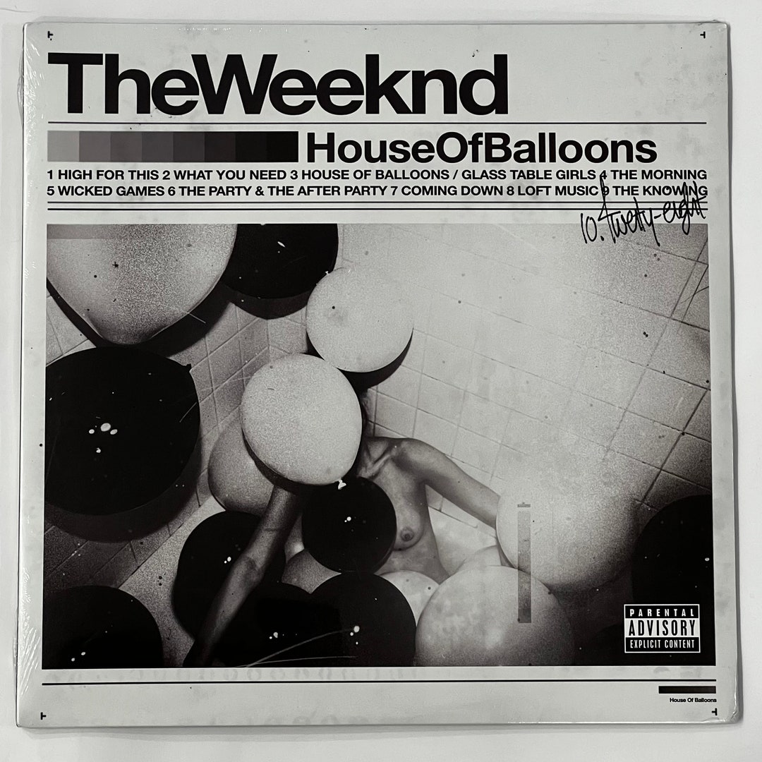 The Weeknd House of Balloons 2LP Vinyl Limited Black 12 Record Etsy
