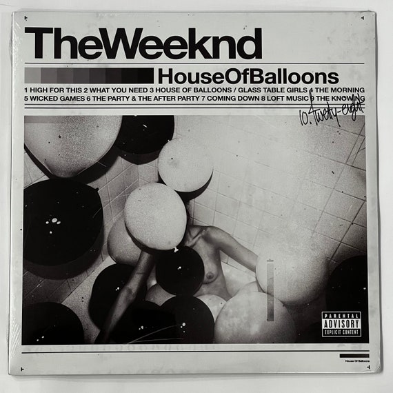 The Weeknd House Of Balloons 2LP Vinilo Limitado Negro Disco de 12