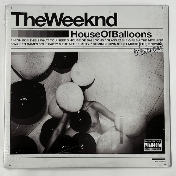 The Weeknd House of Balloons 2LP Vinyl Limited Black 12 Record 