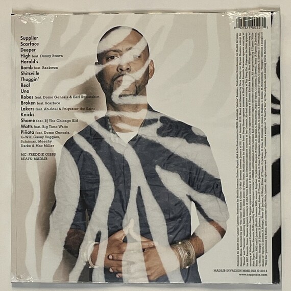 Freddie Gibbs & Madlib Piñata 2LP Vinyl Limited Black 12