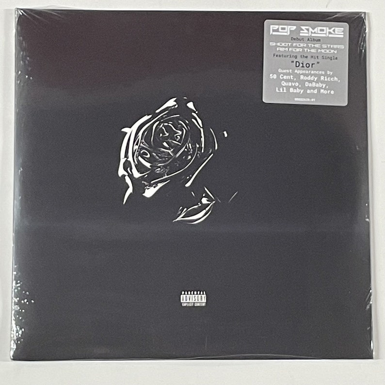 Pop Smoke Shoot for the Stars, Aim for the Moon 2LP Vinyl Limited Black