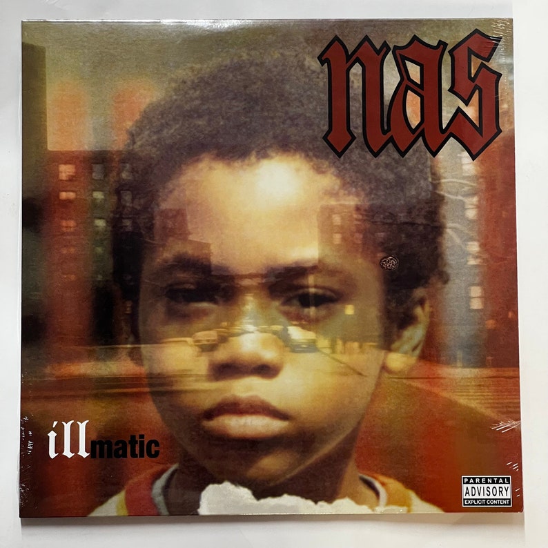 Nas Rapperl Letters Nas Illmatic 1LP Vinyl Limited Black 12
