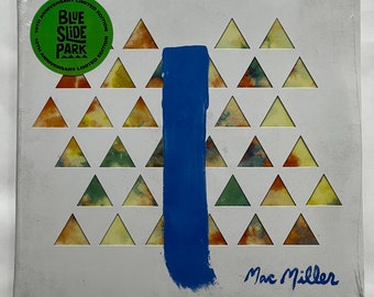 Mac Miller Blue Slide Park 10th Anniversary 2LP Vinyl Clear Splatter 12" Record