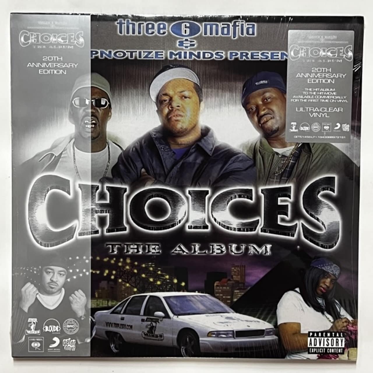 洋楽 THREE 6 MAFIA/CHOICE THE ALBUM/G-RAP Three 6 Mafia Choices: the Album 2LP Vinyl Limited Black 12