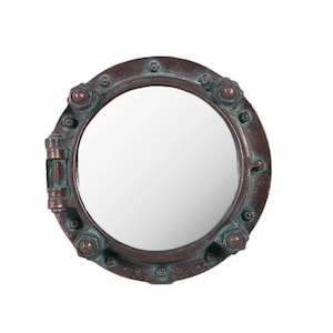Antique Porthole Window Replica Verde Bronze Finish 16″D
