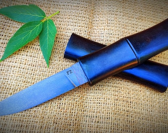 Knife "Bamboo" made of wootz steel