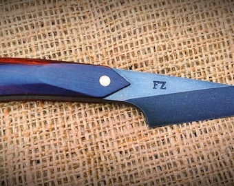 Japans mes "Kiridashi" gemaakt van wootz-staal.