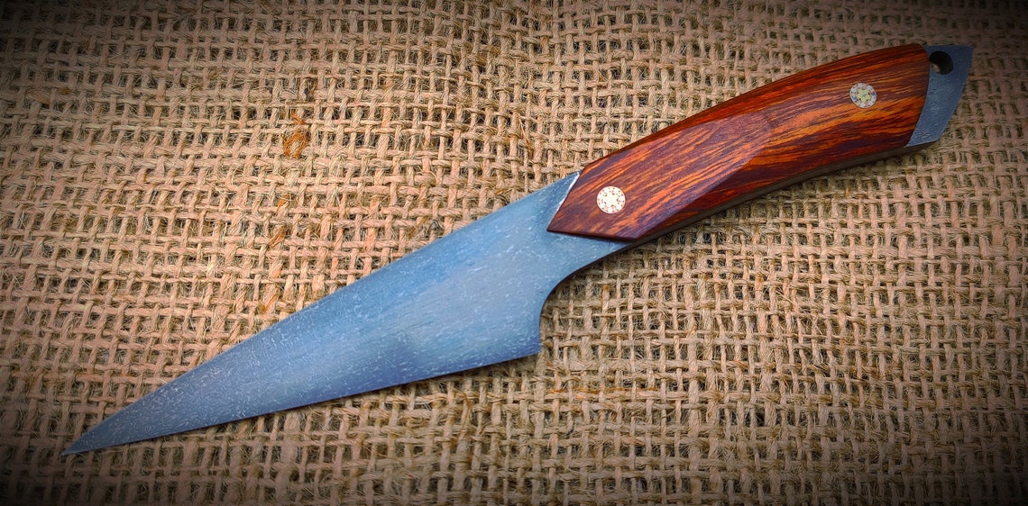 Japanese Knife kiridashi Made of Wootz Steel. Etsy