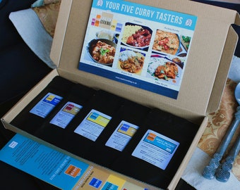 Curry Spice Taster Pack | NEW COMBO | 5 different curries