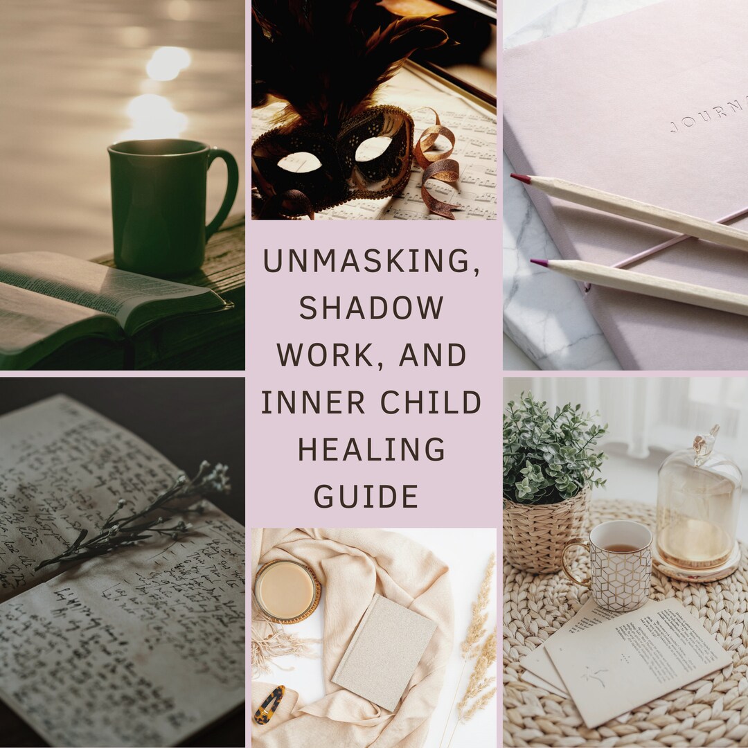 Unmasking and Shadow Work Guide Journaling Prompts Inner Etsy