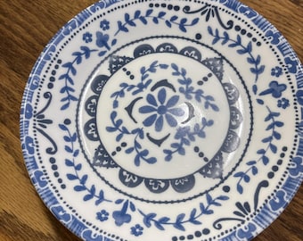 Corelle Portofino 6 3/4"  Bread Dessert Italian Coast Blue