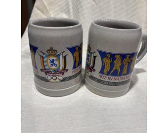 2 Jarra de cerveza Lowenbrau de los Juegos Olímpicos de Múnich de 1972