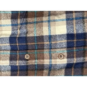 Vintage 70s -80 Pendleton Board Shirt Mens Plaid Woodcutter 100% Wool USA Large image 4