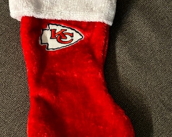 Christmas Stocking Chiefs KC