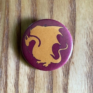 Pendragon Sigil Pinback Button Adventures of Merlin