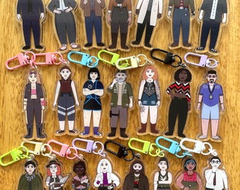 DBD Character Acrylic Keychain Charms LAST CHANCE
