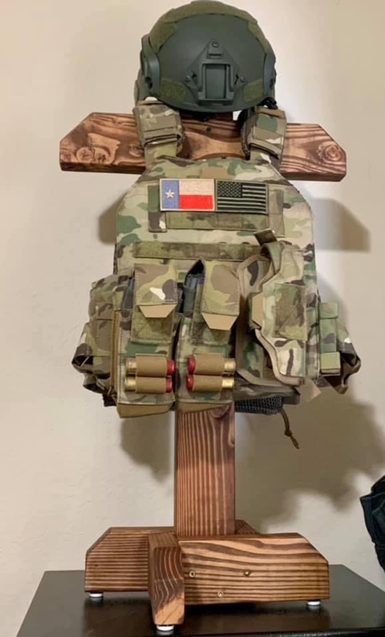 Police/military Gear Rack Known as a Flak Rack Veteran Etsy