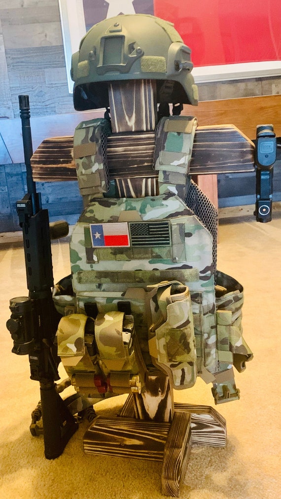 Police/military Gear Rack Known as a Flak Rack Veteran Etsy