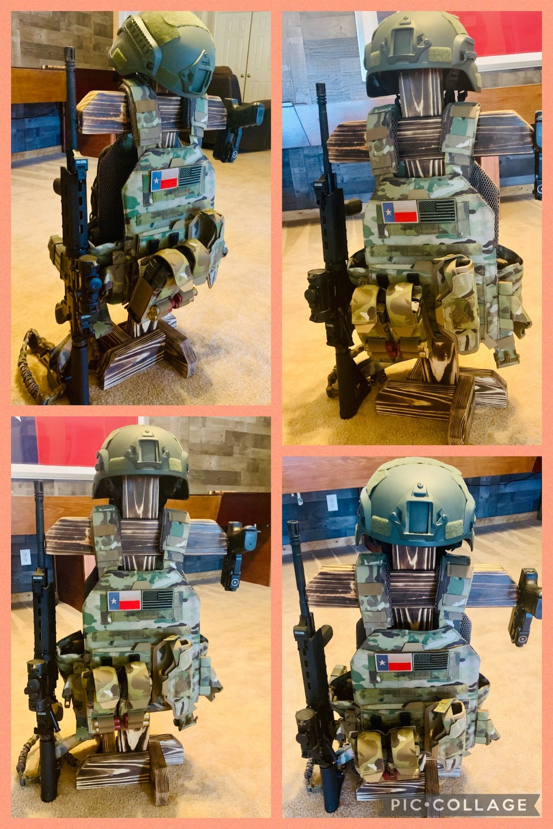 Police/military Gear Rack Known as a Flak Rack Veteran Etsy