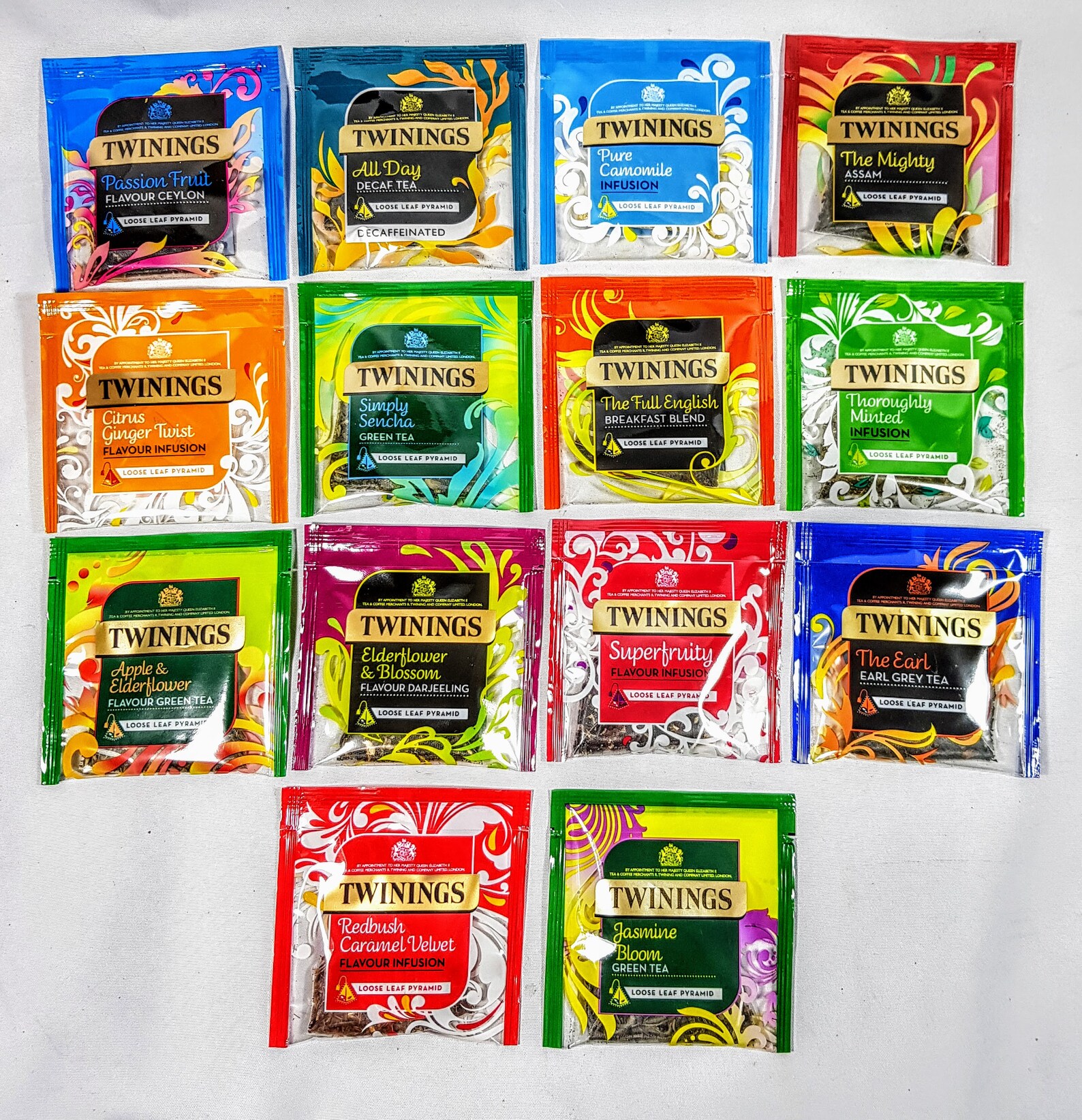 Twinings Loose Leaf Pyramid 14 Teabags Gift Set. Assorted Etsy