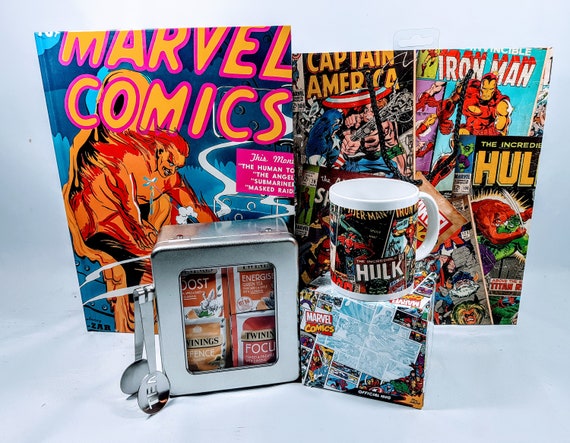 Superblends Tea for Superheroes. Marvel Comics Gift Set Unique Exclusive Etsy