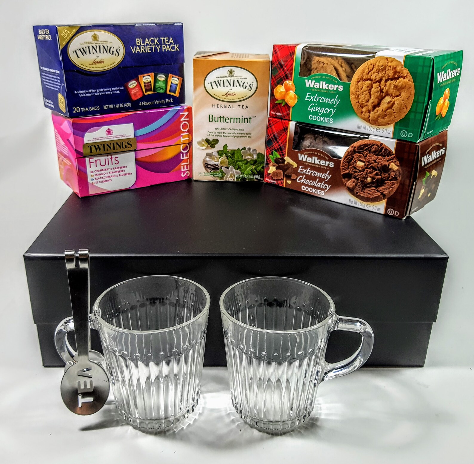 Tea and Biscuits Tea Gift Set. Twinings Tea & Walkers Etsy