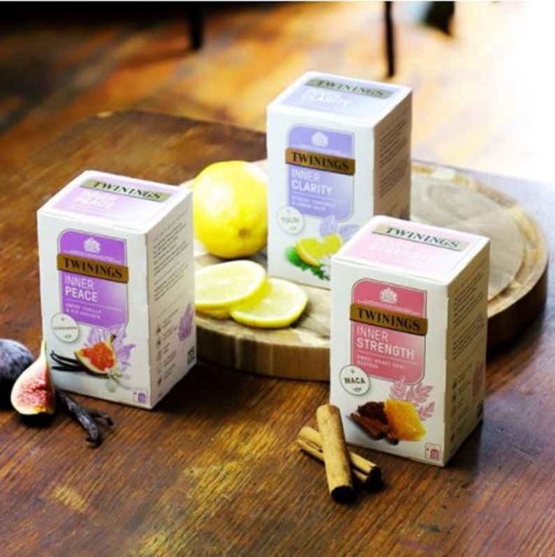 Twinings Benefit AdaptogensTeas Variety Pack. Superblends,Ashwagandha, Tulsi, Maca, Bacillus Coagulans. Assorted Teas. Taster Pack. image 3