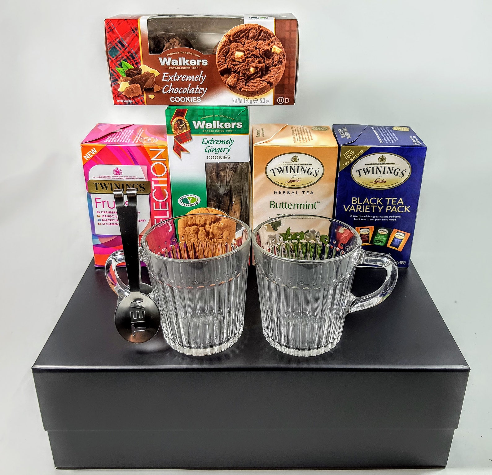 Tea and Biscuits Tea Gift Set. Twinings Tea & Walkers Etsy