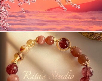 Euterpe Customized Hand Made Gemstone Bracelet A008