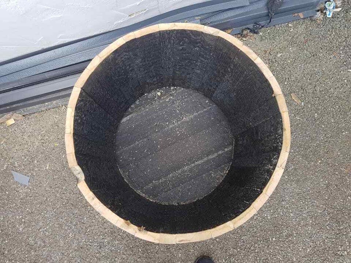 Watertight Whisky Barrel Large Genuine Half Barrel Oak Etsy UK