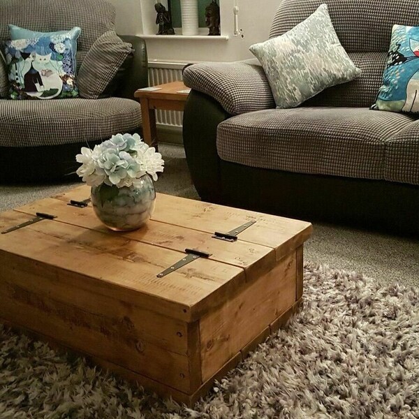 Chest Coffee Table Etsy