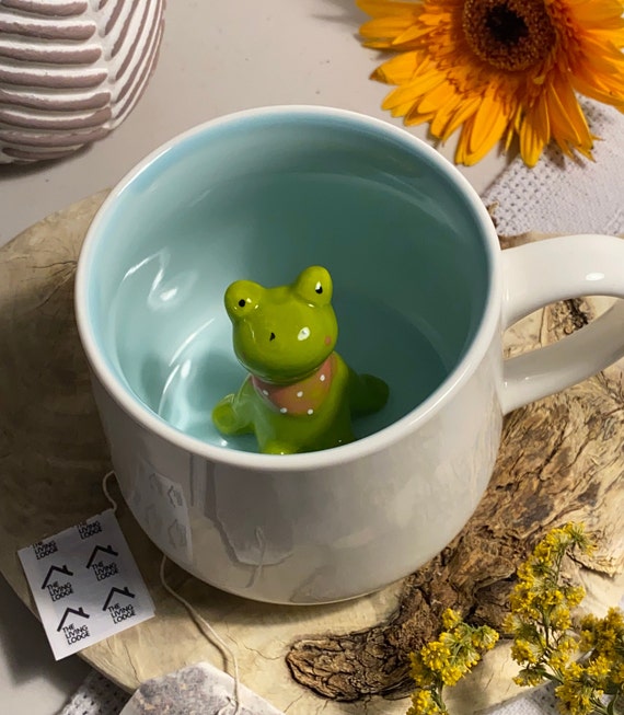 Cute Frog Mug Ceramic 3D Animal Coffee Cartoon Handmade Tea - Etsy UK
