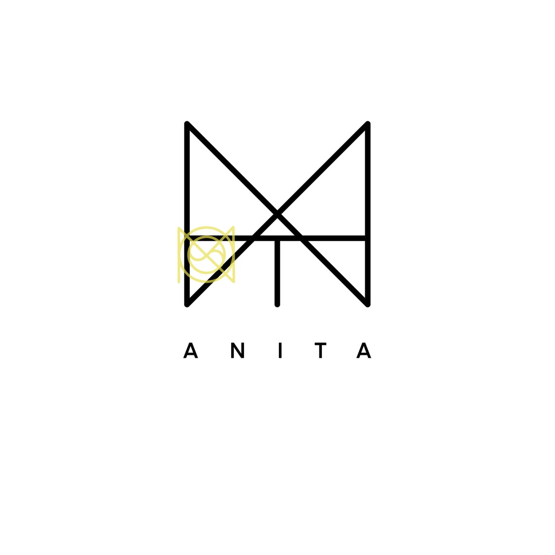 Minimalist custom name logo ANITA Digital File Download | Etsy