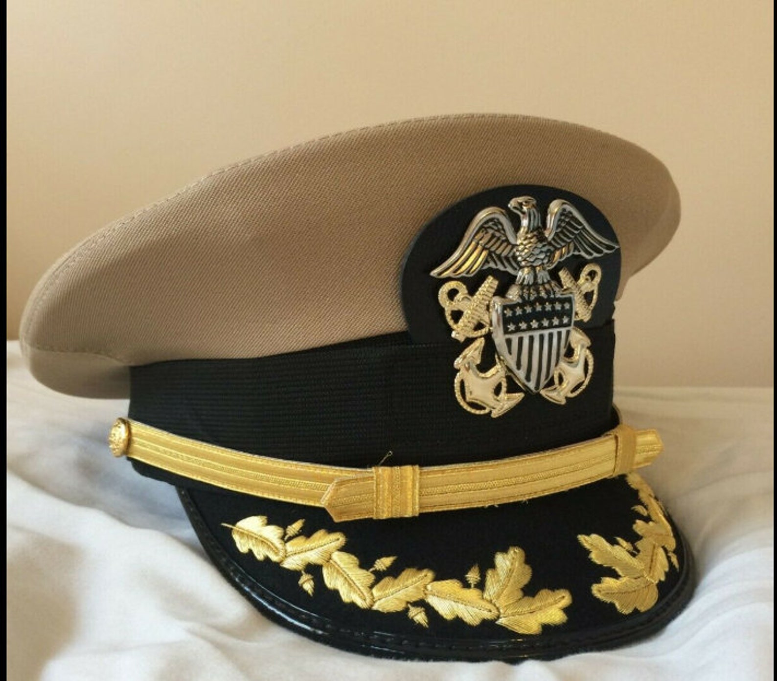 U.S. Navy senior officer Hat Cap Reproduction High Quality Etsy