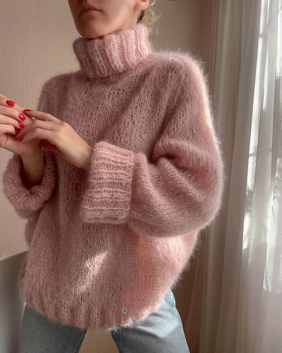English Pattern, Knitting Pattern Mohair Sweater, Sweater English Pattern, Knitting Pattern Mohair Sweater, Sweater