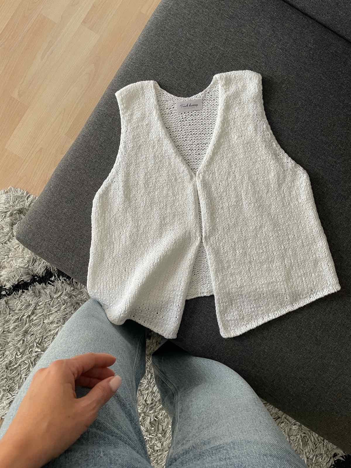 Open Vest Pattern Knitting Pattern: Open Vest With Clasp (english PDF) - Etsy