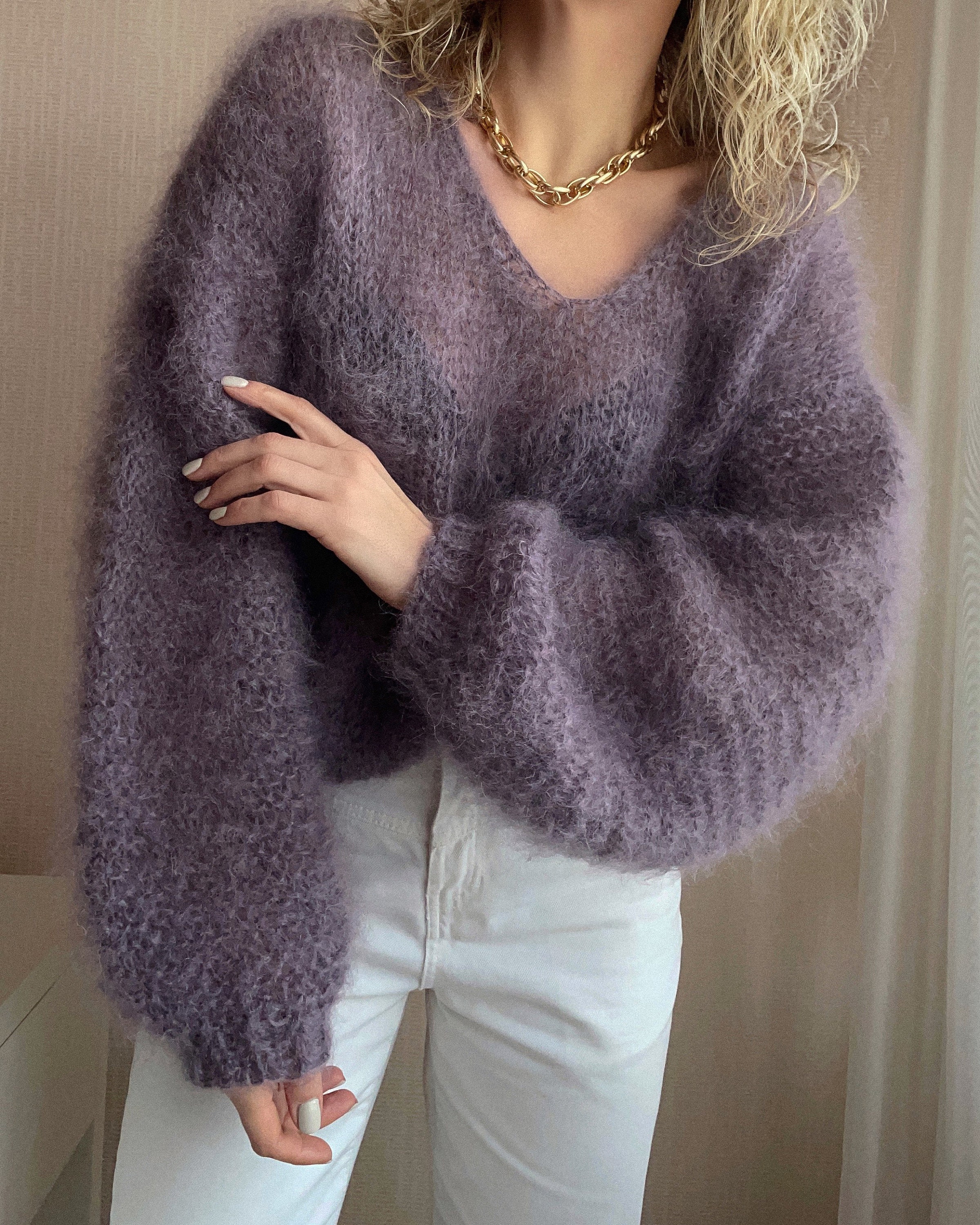 English Pattern, Knitting Pattern Sweater V Neck Knitting Pattern Mohair Sweater Easy Pullover Knitting Pattern Mohair Chunky Pullover - Etsy English Pattern, Knitting Pattern Sweater V Neck Knitting Pattern Mohair Sweater Easy Pullover Knitting Pattern Mohair Chunky Pullover - Etsy