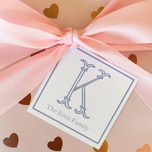 Enclosure Card, Calling Card, Gift Tag,  Personalized Tag, Gifts For Her, Bridal Gift, Shower Gift, Gift Card, Monogram Card, Hostess Gift