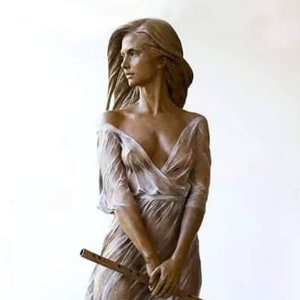 Wood Carvings,Wooden women statues, ( 24 ) inches  hight Goddess Figurine,Home Decor, Gift, Wood Sculpture,Vintage