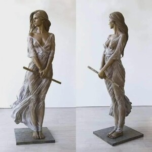 Wooden women statues Goddess Figurine,Home Decor, Gift, Wood Sculpture,Vintage