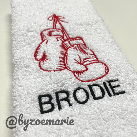 Personalised Boxing Towel Boxer Boxing Gift Gym Towel Etsy UK