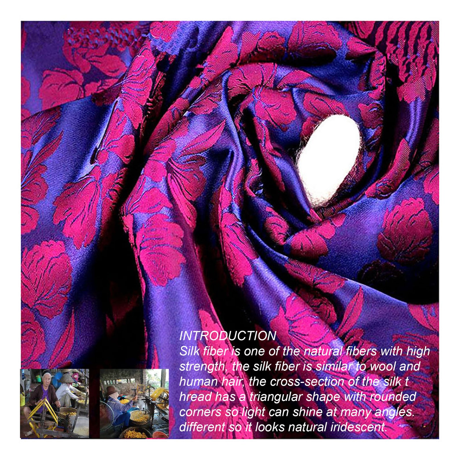 SILK FABRIC 100 Pure Mulberry Silk/Vietnamese handmade Etsy