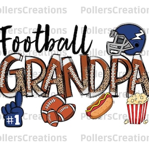 Fußball Opa Png,Fußball Geschenk für Opa,Fußball Sublimation Designs,Fußball Opa Shirt Png,Doodle,Animal Print,Sport Png