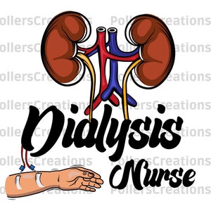 Dialysis Nurse Png,Nurse Sublimation Designs,Kidneys Png,Nephrology,Dialisis Crew,Squad,Tech,School,Hand Drawn,Medicines,Kidney Disease