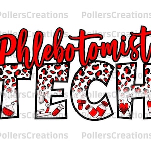Phlebotomist Technik Png,Sublimation Designs,Phlebotomist,Rot,Labortechniker,Phlebotomist Geschenke,Handgezeichnet,Tier Druck,Lab Tech Png